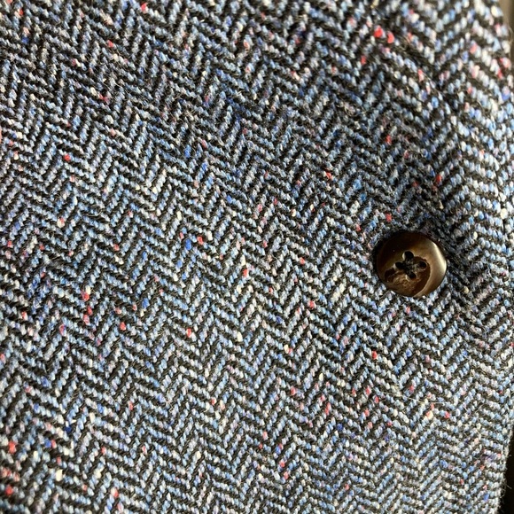 Veronica Beard Celina herringbone dickey blazer blue size 4 - Picture 11 of 13